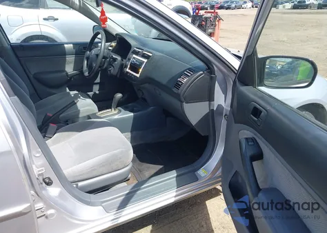 2001 Honda Civic Lx из США, поврежденный, VIN 1HGES16541L028412